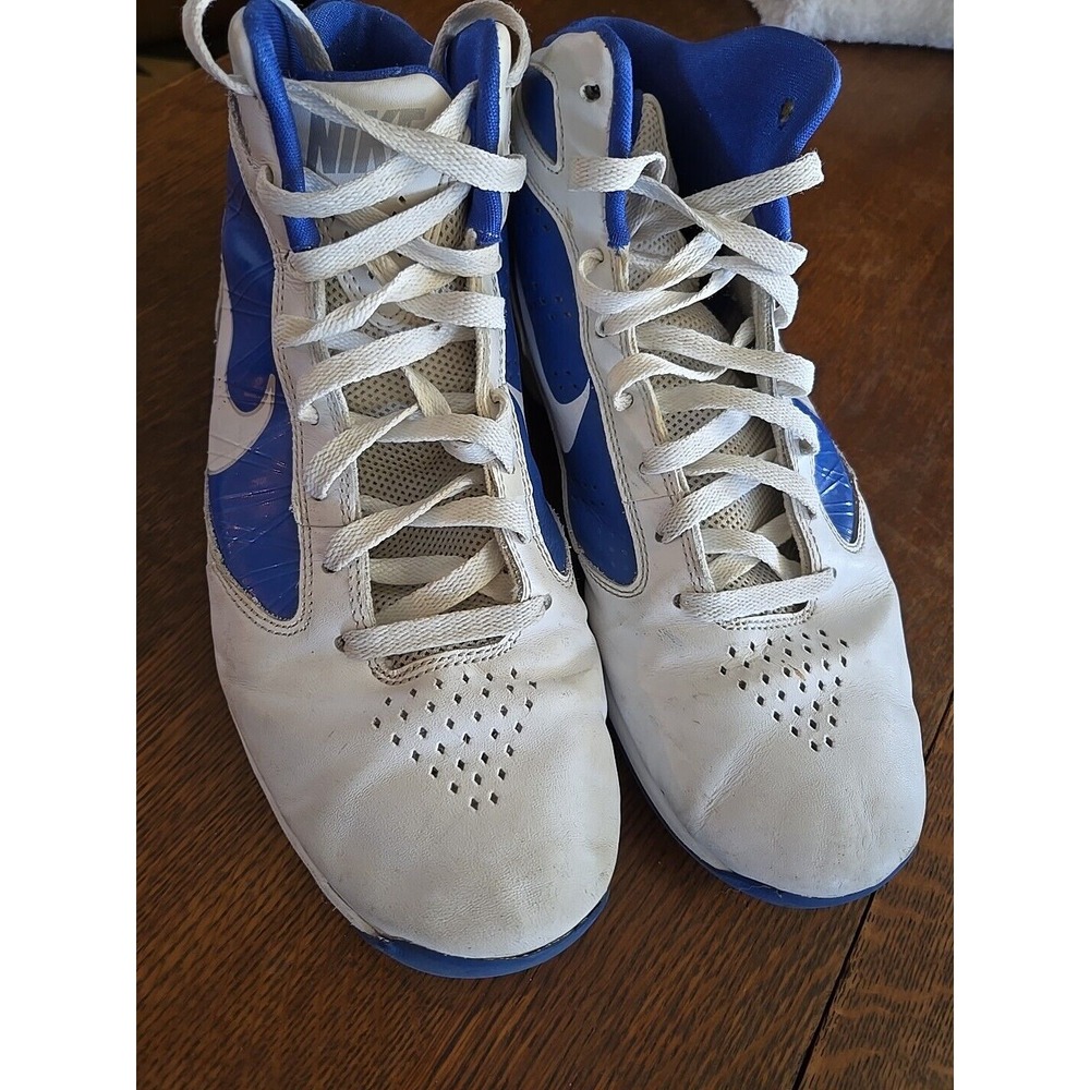 Nike 454140 103 Air Max Destiny TB Men Basketball Shoes White Blue US 10 - Picture 2 of 9